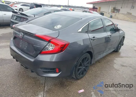 2020 Honda Civic Sport из США, поврежденный, VIN 2HGFC2F85LH589784